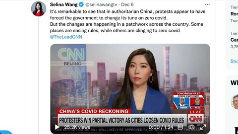 CNN：值得注意的是，在威權主義的中國，抗議似乎迫使政府改變了對零疫情的態度