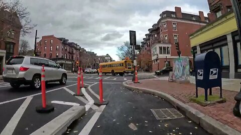 South End Boston 4K - New Bike Lanes Tremont St 😯🚴🏾🚵🏾‍♂️🚵🏼🚴🏻‍♀️🚵🏻‍♂️