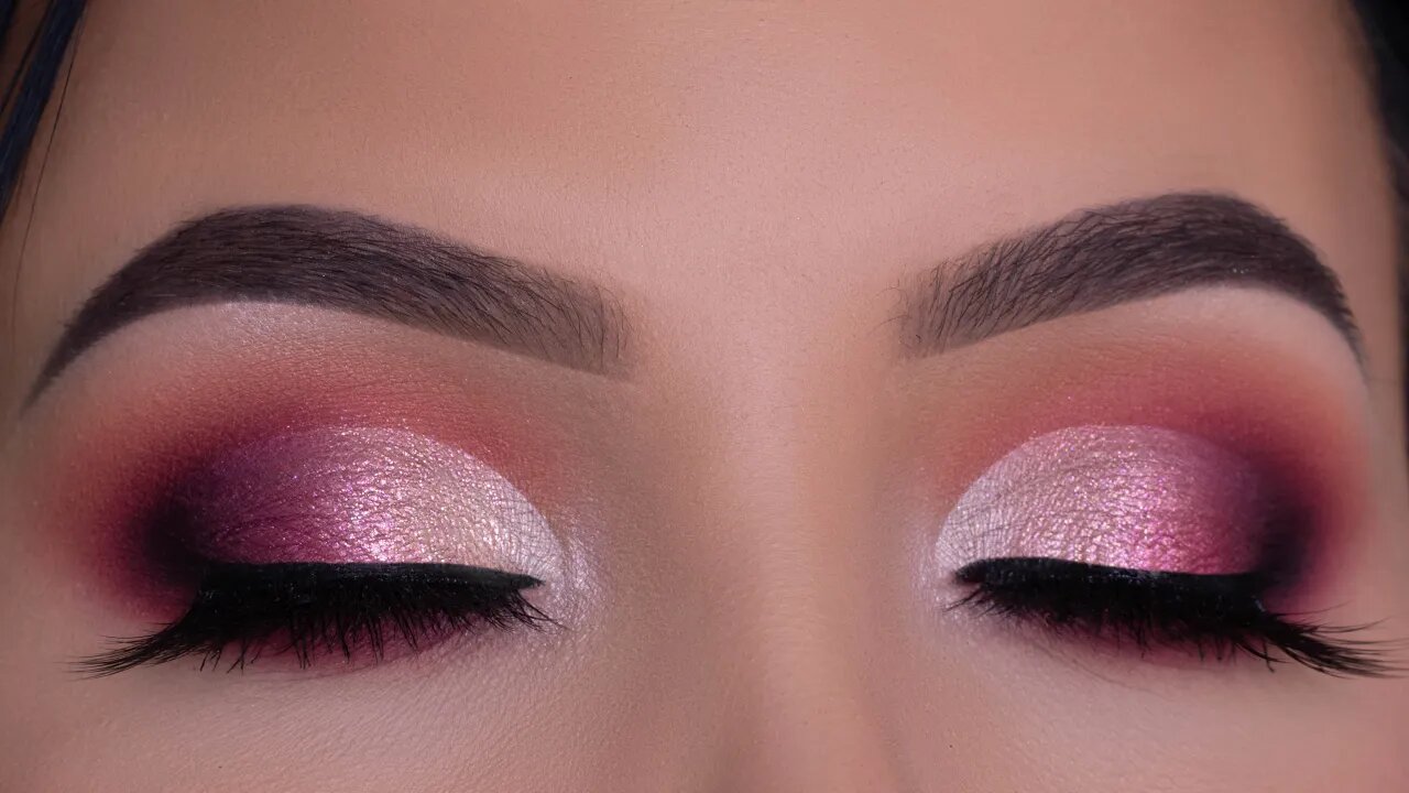 Rose Gold Cut Crease Tutorial | Holiday Glam