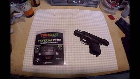 Truglow sight change on Ruger SR9c