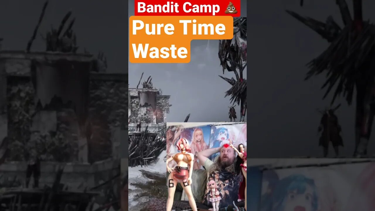 Bandit Camp Video Game Padding at it worst #shorts #gaming #games #gamedev #spiderman #sony #ps5