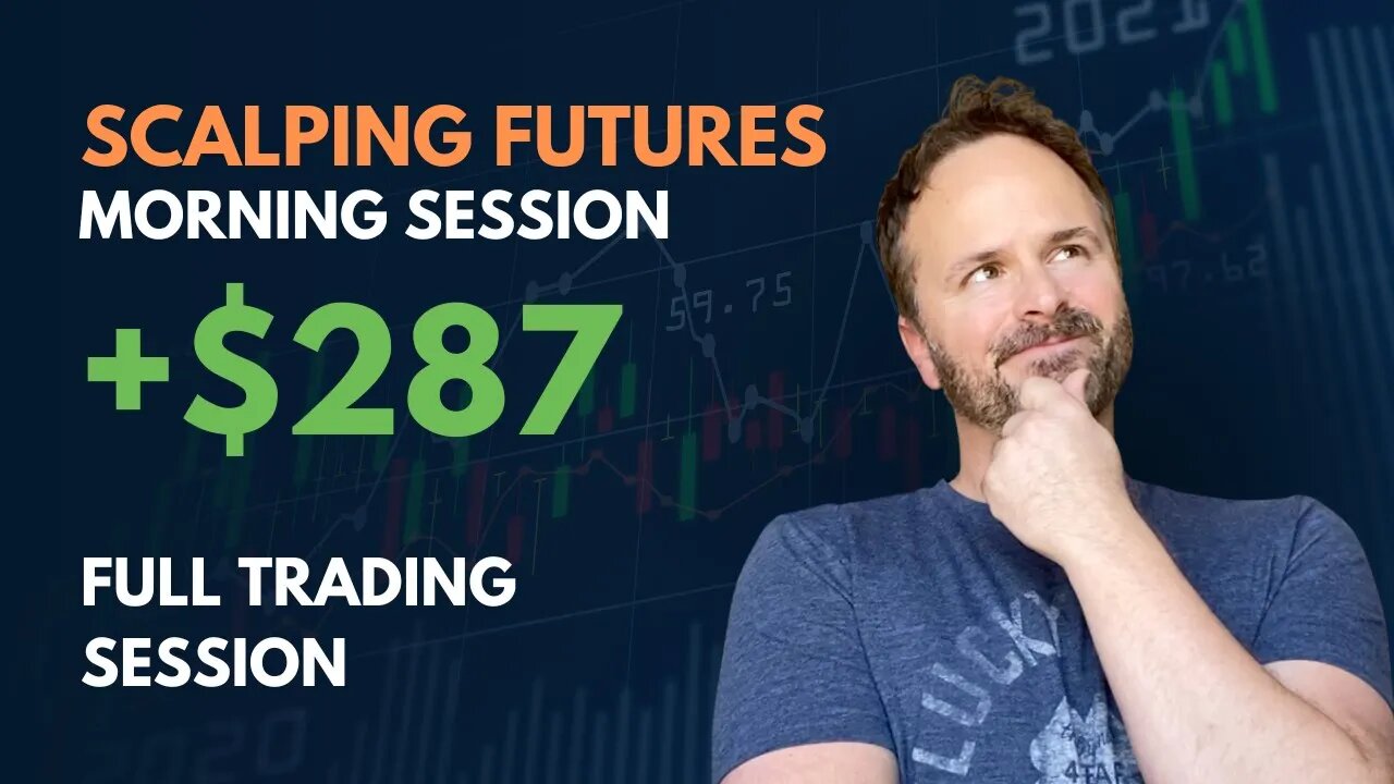 WATCH ME TRADE (Full Session) | +$287 WIN | DAY TRADING Nasdaq Futures Trading Scalping Day Trading