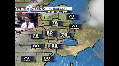 Chances of rain for Tuesday