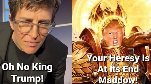 Rachel Maddow Has A Deranged Meltdown Over Trump & Falsely Says He Could Be KING FOR LIFE!