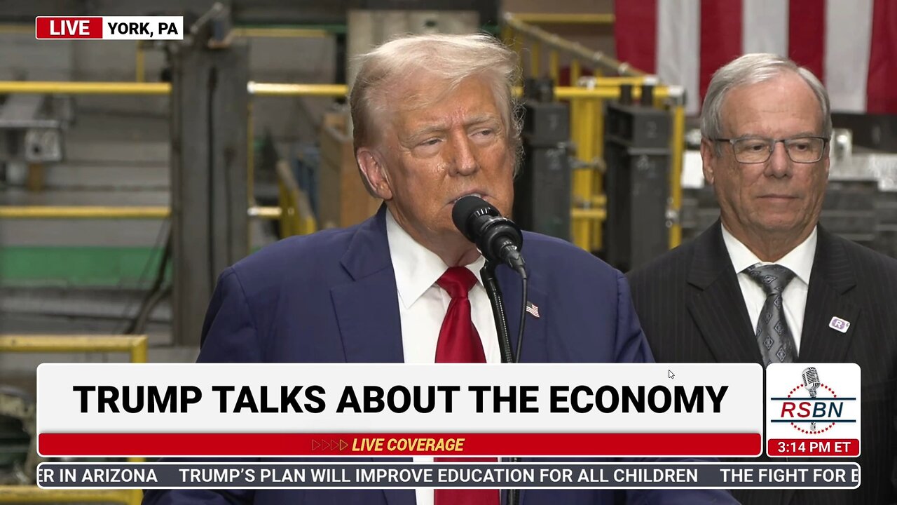 WATCH: President Trump's Full Remarks on Jobs & Economy in York, PA - 8/19/2024