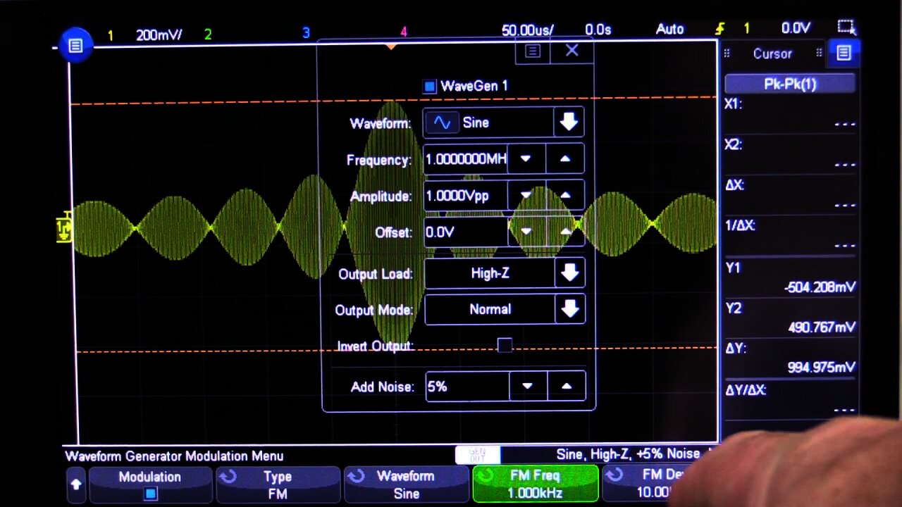 EEVblog #878 - Oscilloscope High Res vs Average Modes