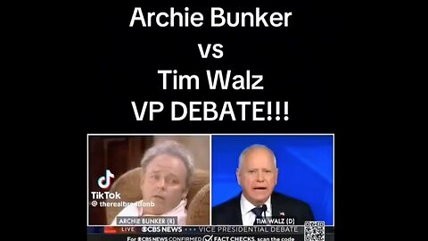 Archie Bunker Debates Tampon Tim! [PARODY]