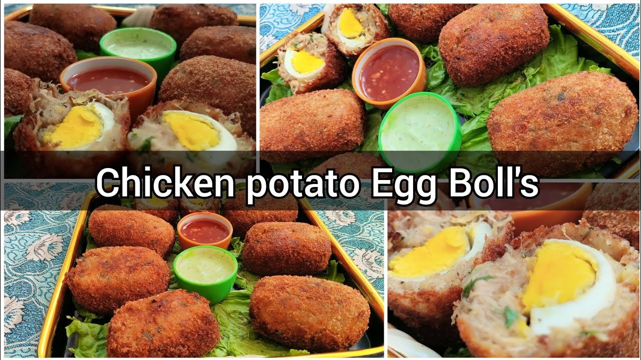 Chicken Potato Egg Boll's Recipe