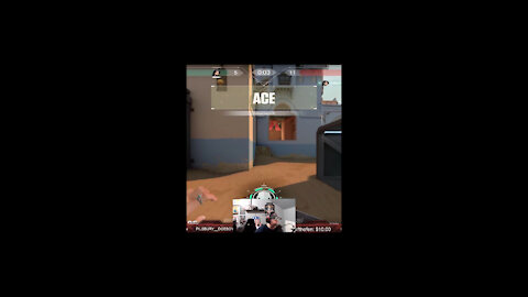 6 kill ace in valorant!