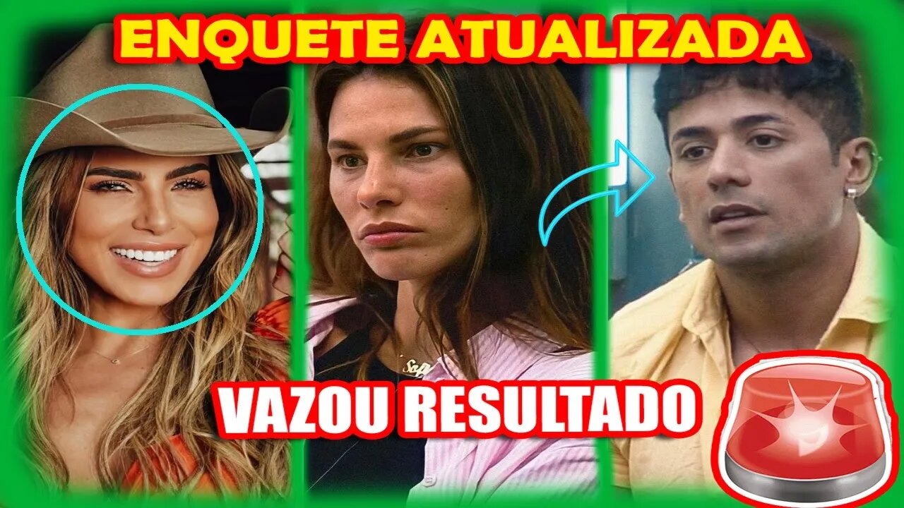 A FAZENDA 13: ENQUETE UOL MOSTRA ELIMINADO ENTRE ERIKA, DAYANE, TIAGO QUEM SAI