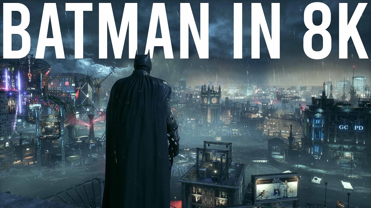 Playing Batman Arkham Knight in 8k is INCREDIBLE!