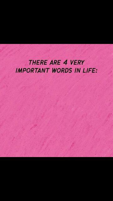 There are 4 very important words [GMG Originals]