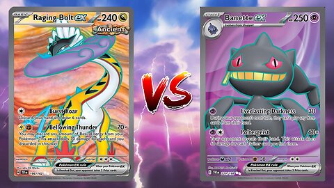 Pokemon TCG Live Raging Bolt EX Ogerpon EX VS Banette EX Gardevoir EX!!