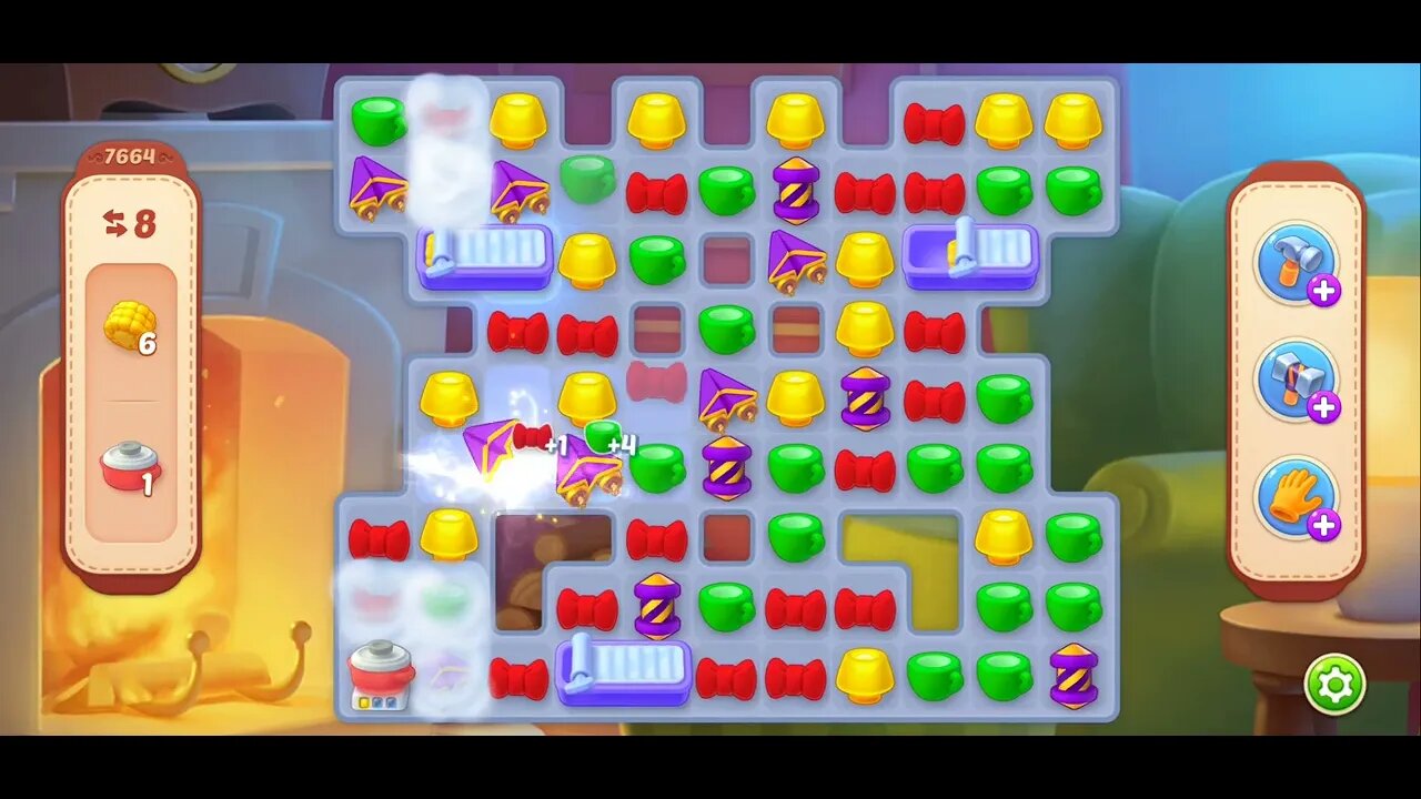 Playrix Homescapes Gameplay Walkthrough Level 7664