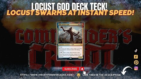 Locust God Deck Teck! Locust Swarms At Instant Speed! | CCNO