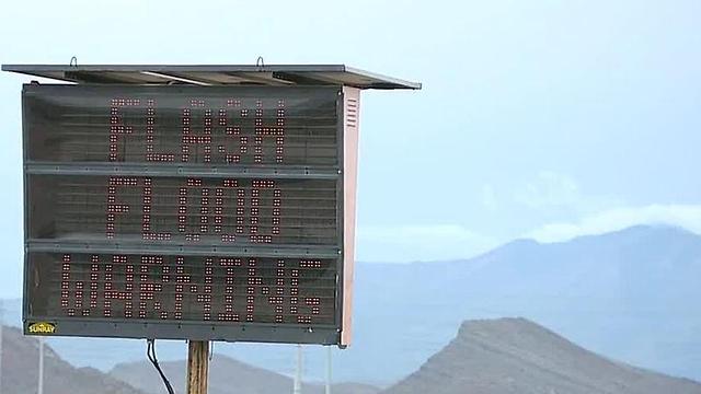 Flooding reported in Mount Charleston area