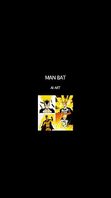 MAN BAT (DEFINITELY NOT BATMAN) | AI ART