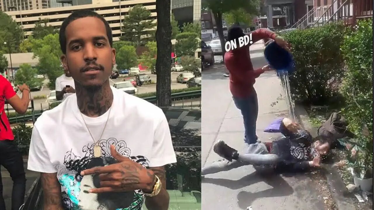 Lil Reese POURS Drink on HOMELESS Man & Laughs About It!