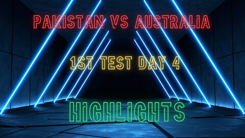Full Highlights | Pakistan vs Australia | 1st Test Day 4