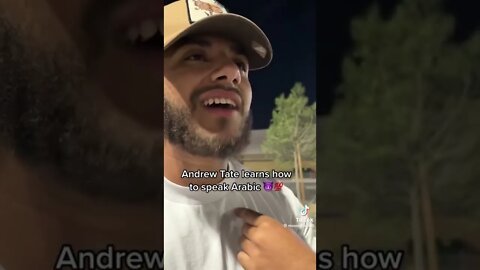 ANDREW TATE LEARNS TO SPEAK ARABIC