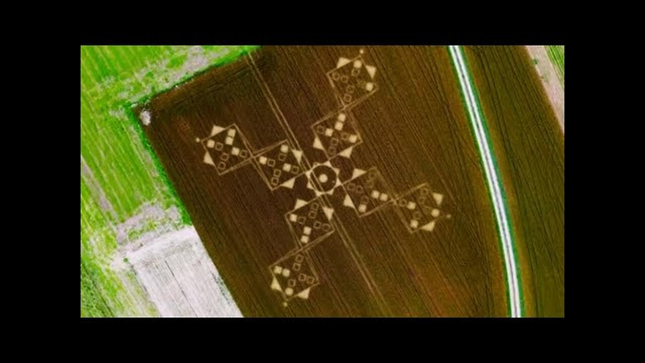 Sudarshan Chakra Crop Circle appears in Italy - June 2024