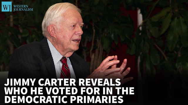 Jimmy Carter Reveals Who He Voted For In The Democratic Primaries