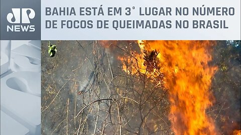 Alerta de queimadas na Bahia e Piauí nos próximos dias