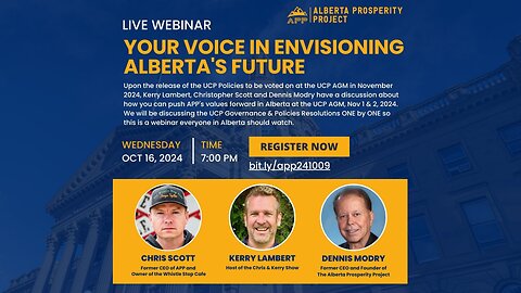 241016 Alberta Prosperity Project Webinar: Your Voice in Envisioning Alberta's Future