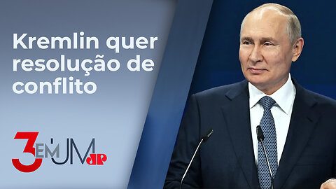 Putin afirma que está em contato com Israel e Palestina sobre guerra no Oriente Médio