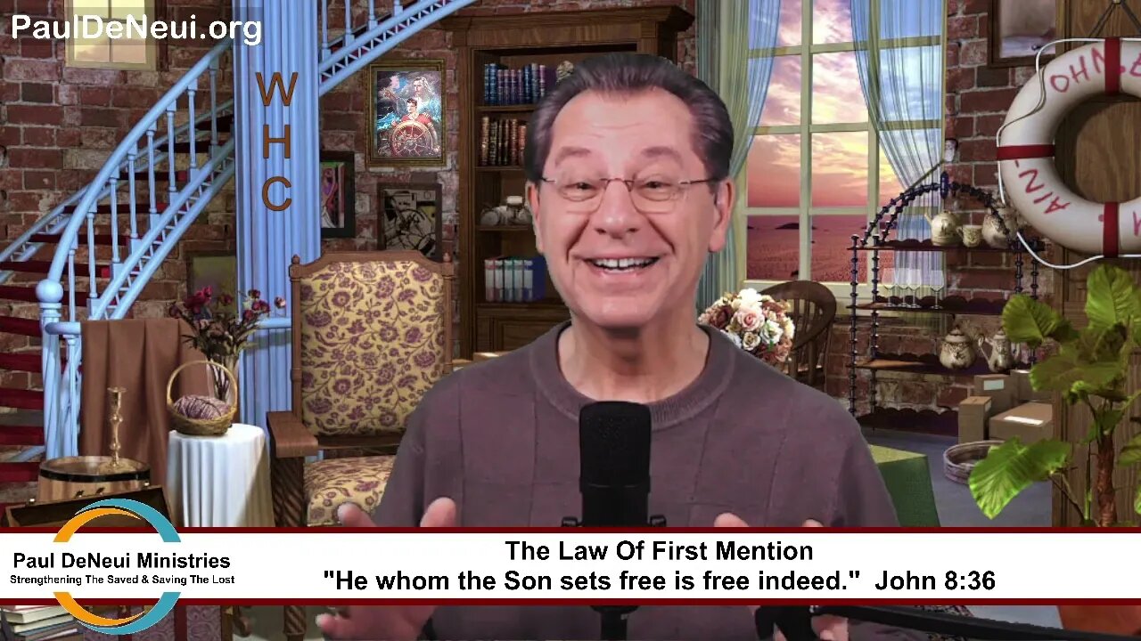The Law Of First Mention. Join me at 2 pm live.