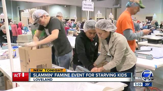 Slammin' Famine event for starving kids in Loveland