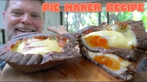 Pie Maker Ham and Eggs on Toast