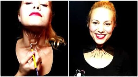 いつものハロウィーンのメイクアップに結び目を