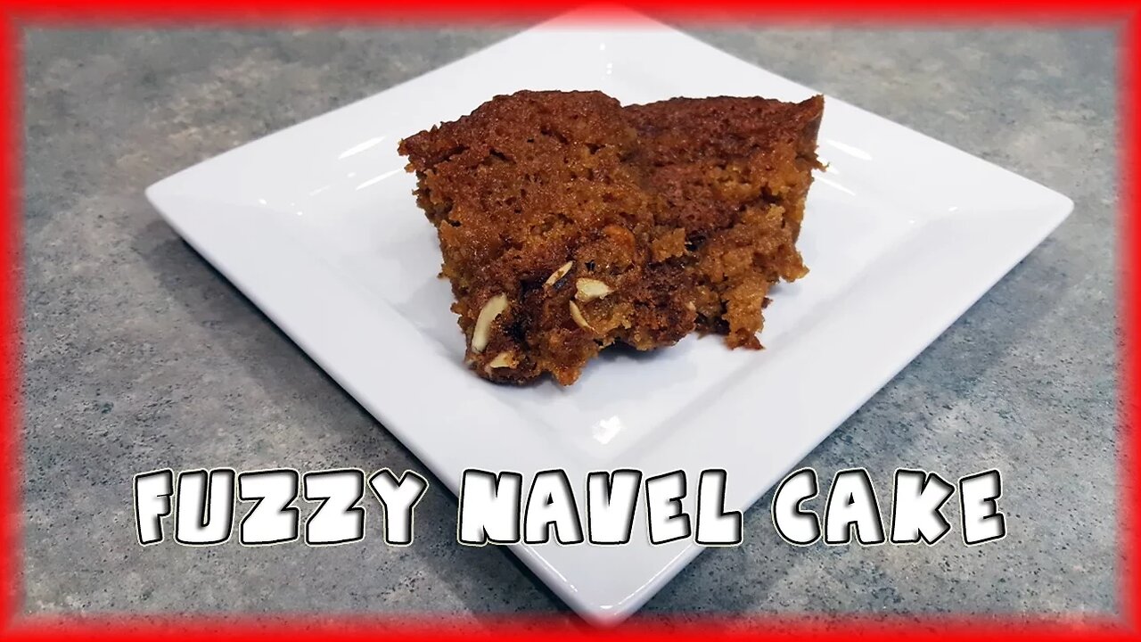 Fuzzy Navel Cake