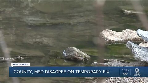 County, MSD disagree on temporary fix for Muddy Creek sewage issue