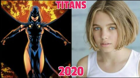 TITANS TV SHOW CAST REAL NAMES AND AGE