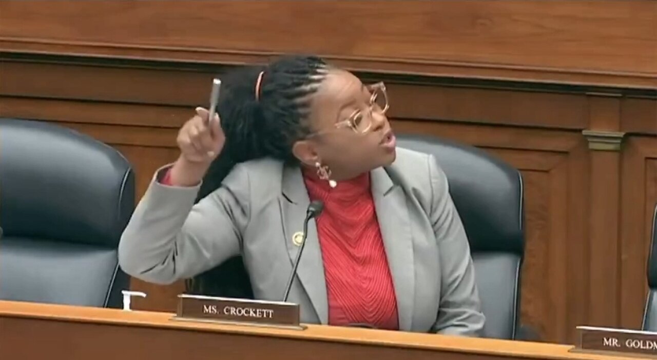 Rep Jasmine Crockett Does Her Best At Race Baiting