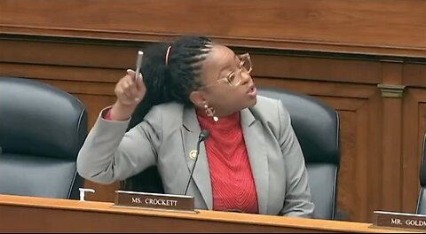 Rep Jasmine Crockett Does Her Best At Race Baiting