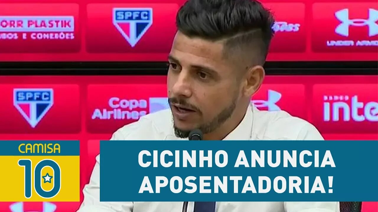 Adeus! CICINHO anuncia APOSENTADORIA no MORUMBI!