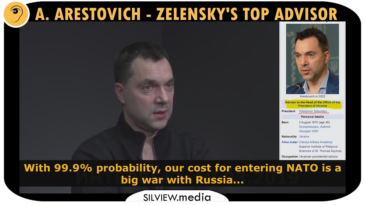 MUST SEE! "The war with Russia will be our cost for NATO membership" - Zelensky's right hand in 2019