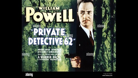 PRIVATE DETECTIVE 62 1933 Colorized William Powell