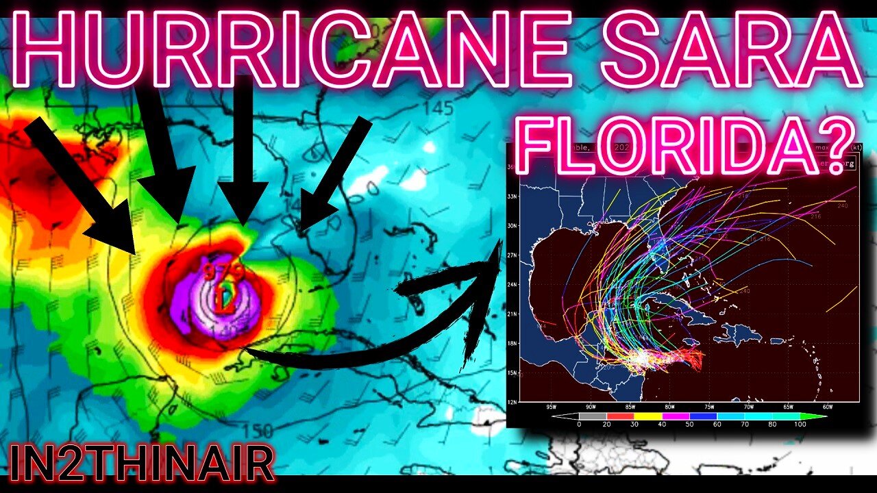 🤯Hurricane SARA UPDATE! *BIG CHANGES* For Landfall Next WEEK!