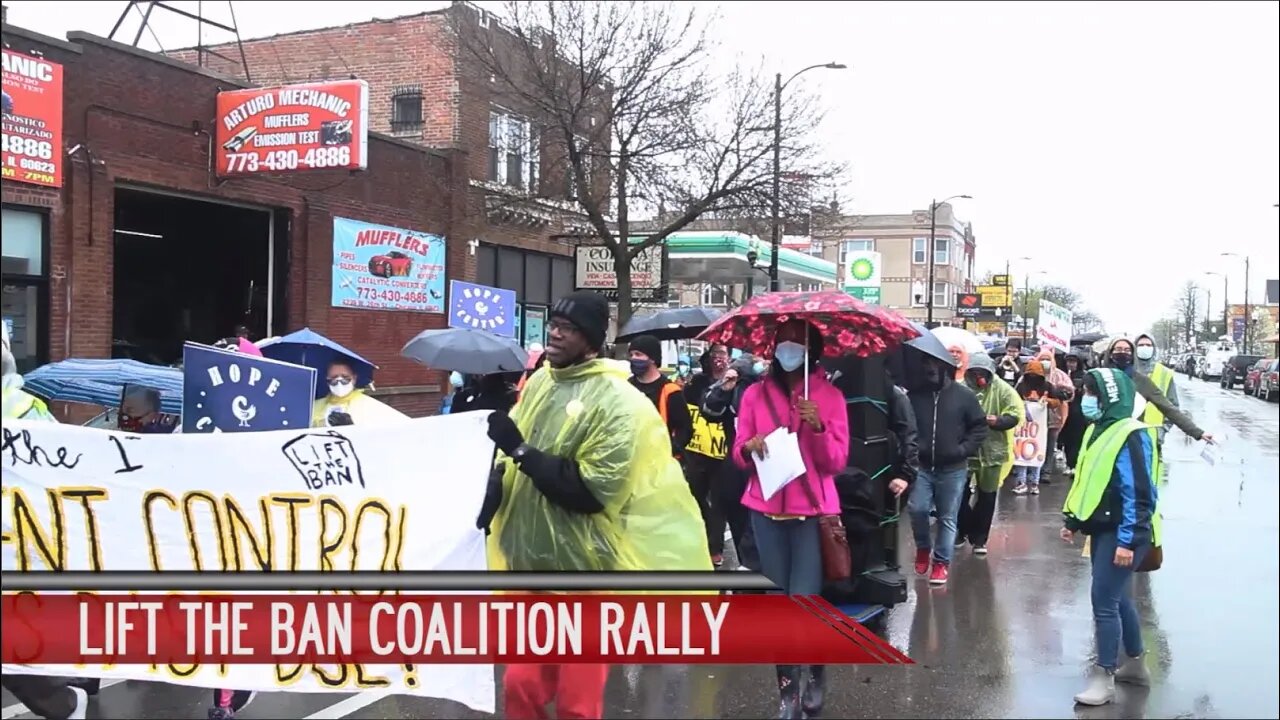 Chicago Corner covers the House Bill 116 "Lift the Ban" Rally held 4/10 at Manuel Perez Jr. Plaza