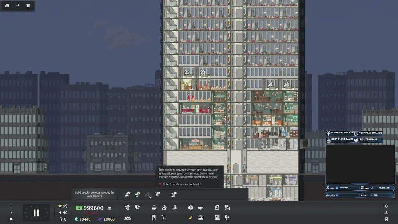 Putting Offices & Other Stuff Into My Building R66F Plays Project Highrise, Episode #3