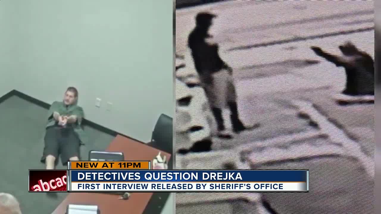 Michael Drejka reenacts shooting Markeis McGlockton during 6-hour interview hours after it happened