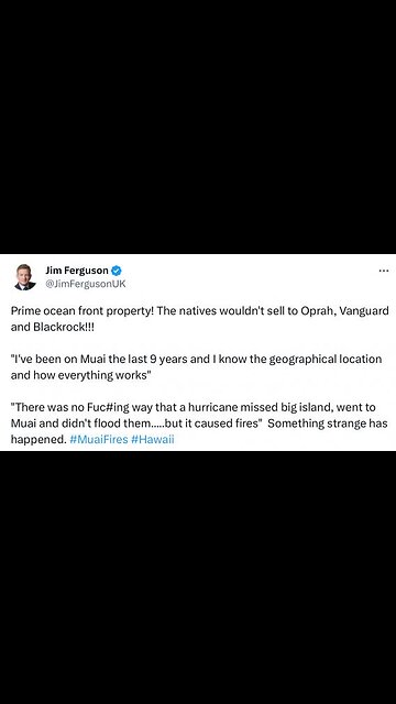 Drone footage shows the coverup going on in Hawaii - @GeneralMCNews