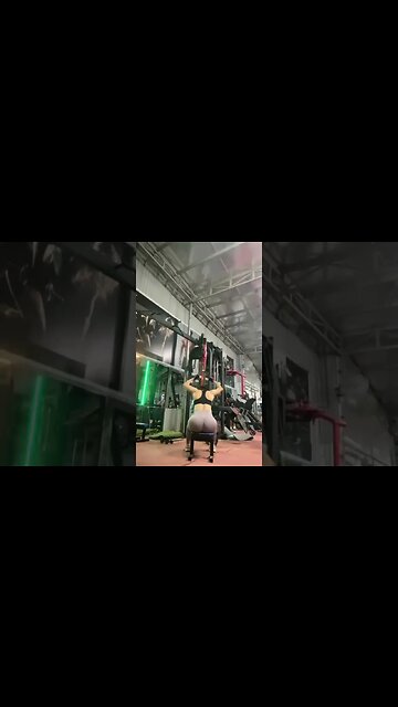 Gym chang Hottest female workout model #gymchang #mirandaconhen #fbb #fitness