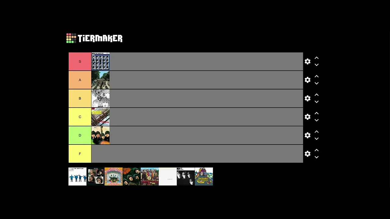 All Beatles Albums RANKED Tier List