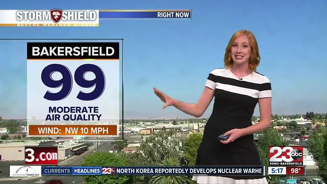 Another week of low triple digits for Bakersfield