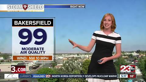 Another week of low triple digits for Bakersfield